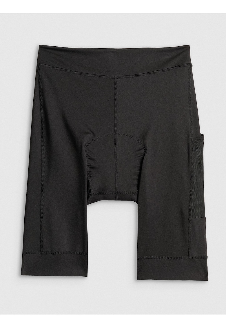 Pantaloni sport dama - ciclism - insertie de gel - negru - tehnologie 4FDry