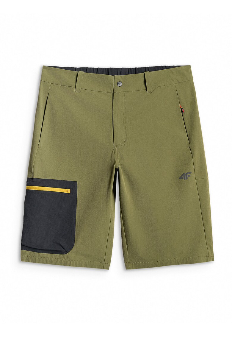Pantaloni sport barbati - pantaloni scurti de trekking - uscare rapida - kaki -