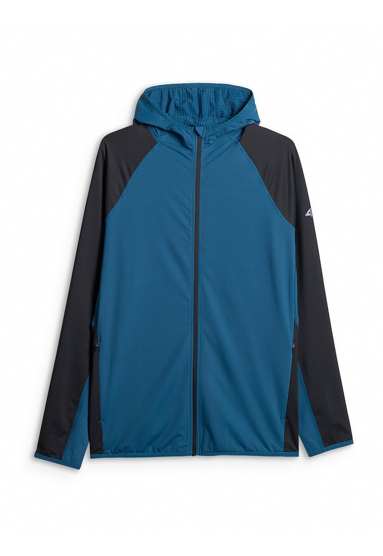 Hanorac barbati - trekking - regular - turcoaz - cu gluga