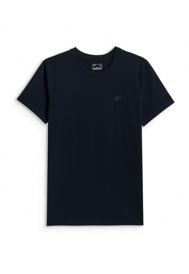 Tricou barbati slim - bumbac - confortabil - bleumarin