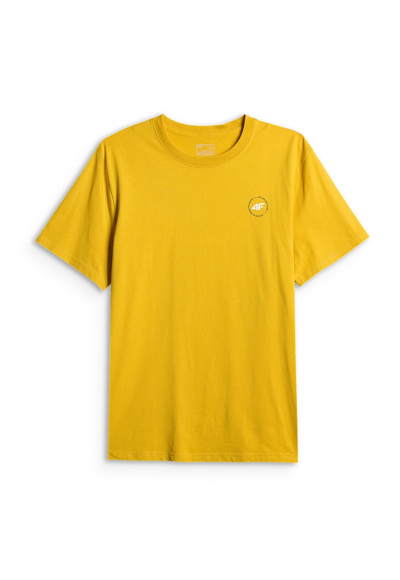 Tricou sport bumbac - lejer - galben