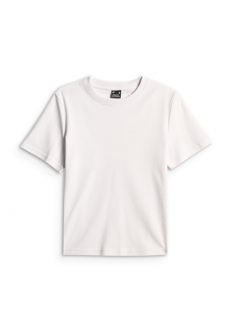 Tricou dama simplu - alb - regular - bumbac