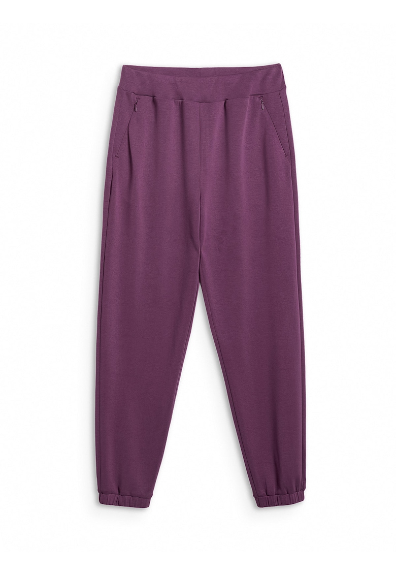 Pantaloni dama - joggeri - confortabili - violet - modal