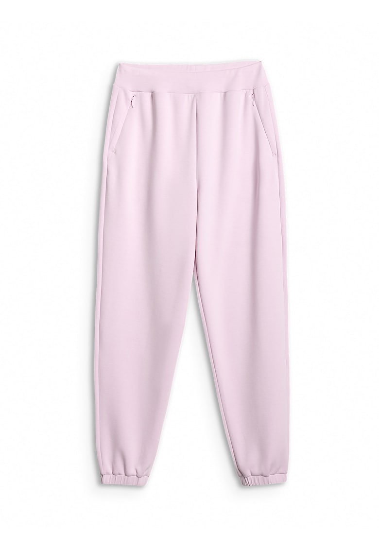 Pantaloni dama - jogger din modal - violet