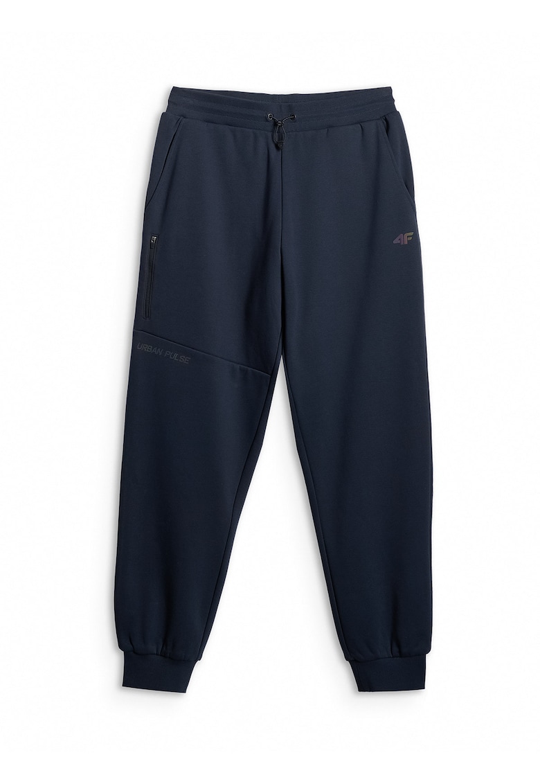 Pantaloni sport barbati - jogger - bleumarin - bumbac -