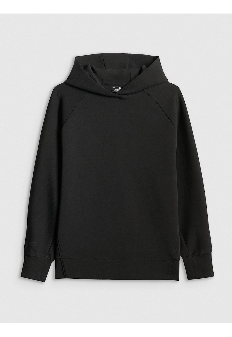 Hanorac dama tricot moale - lejer - negru - bumbac