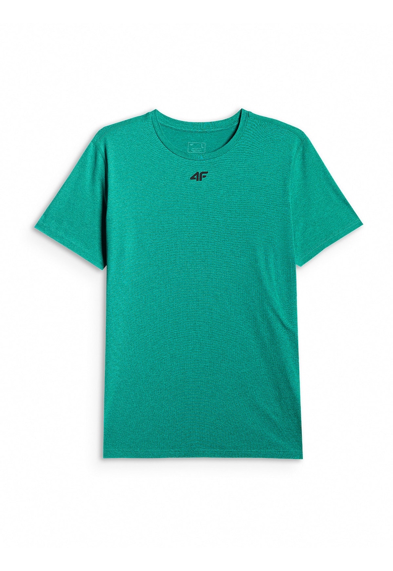 Tricou sport barbati regular - uscare rapida - verde - material cu tehnologie 4FDry