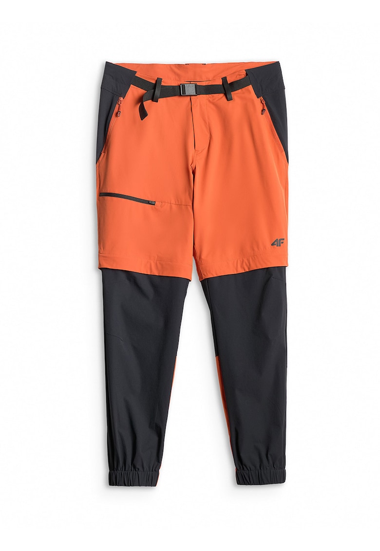 Pantaloni sport 2in1 - elastic - negru - impermeabili - tehnologie 4FDry -
