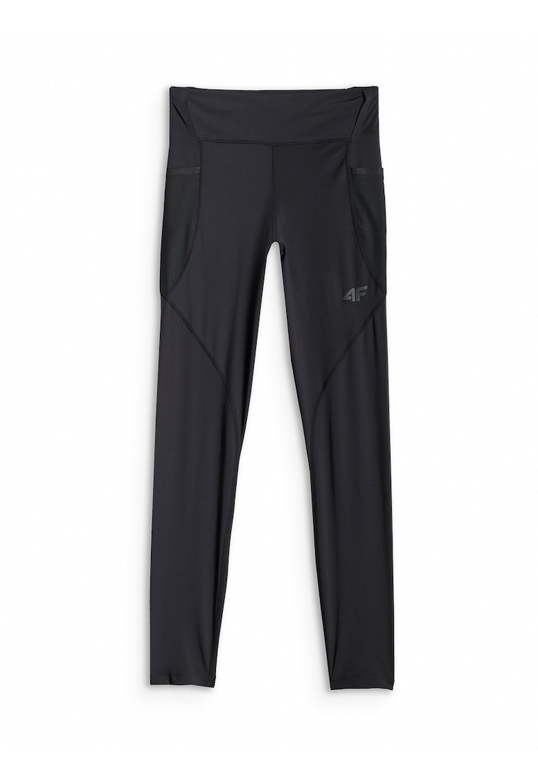 Pantaloni sport dama - colanti de trekking - uscare rapida - negru - material elastic
