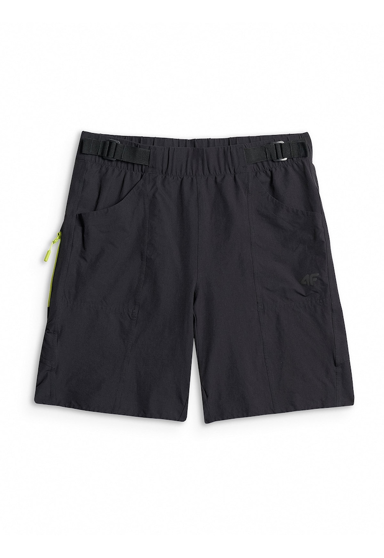 Pantaloni scurti de ciclism dama negru - uscare rapida - 2 buzunare