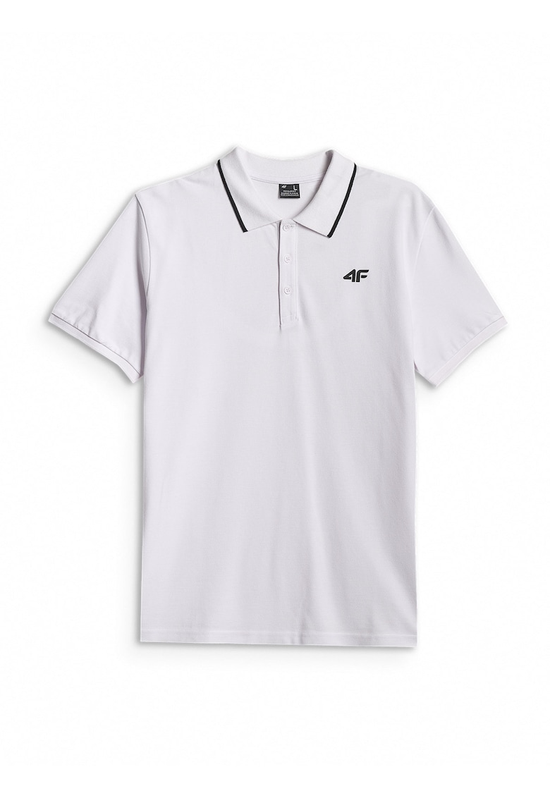 Tricou polo - barbati - culoare alb - material bumbac - M0940