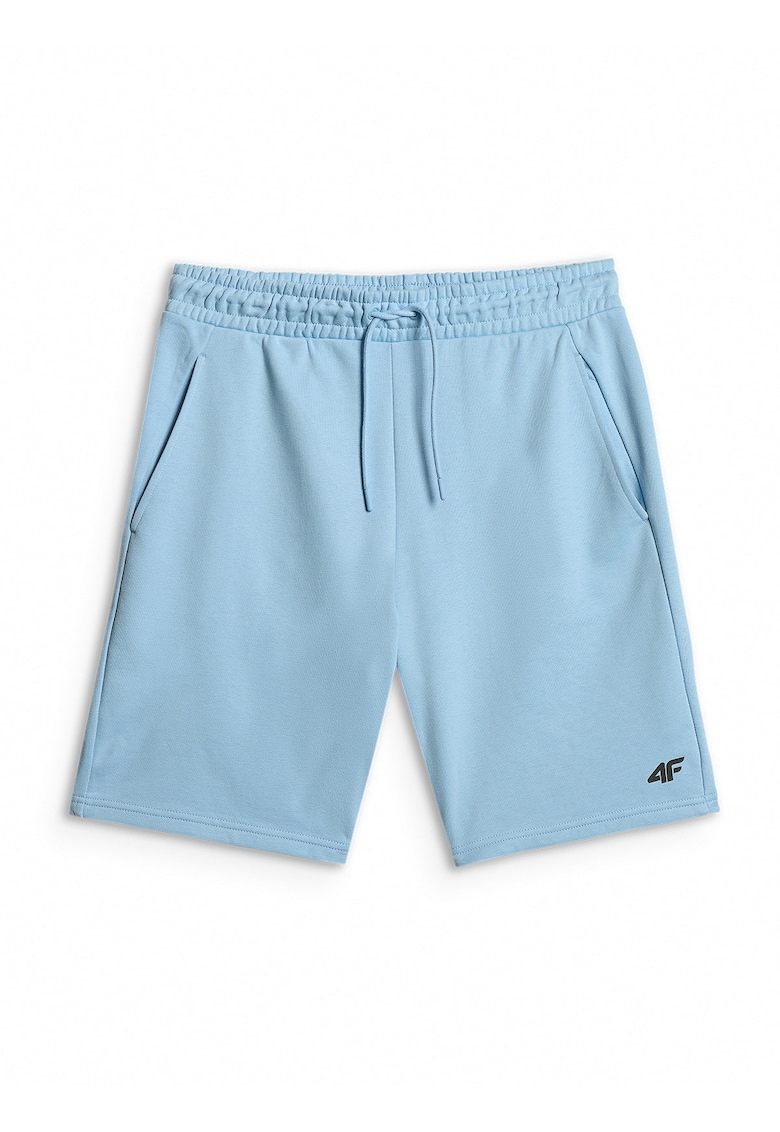 Pantaloni sport barbati model M0970 - talie ajustabila - 2 buzunare - albastru - material usor