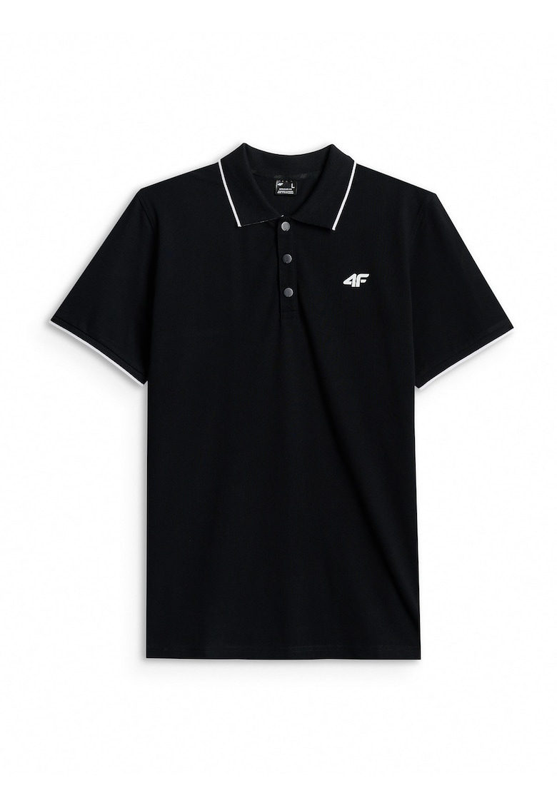 Tricou polo barbati - regular - negru - bumbacdwqfwq - Negru