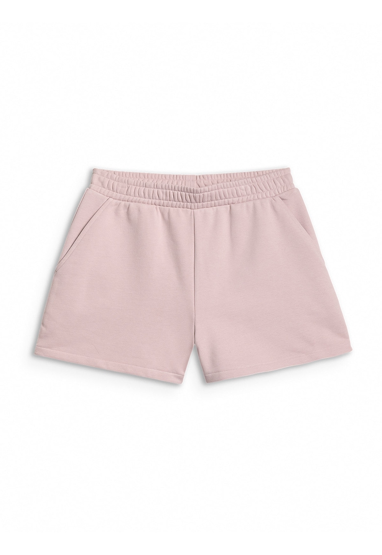 Pantaloni dama - pantaloni scurti - casual - roz