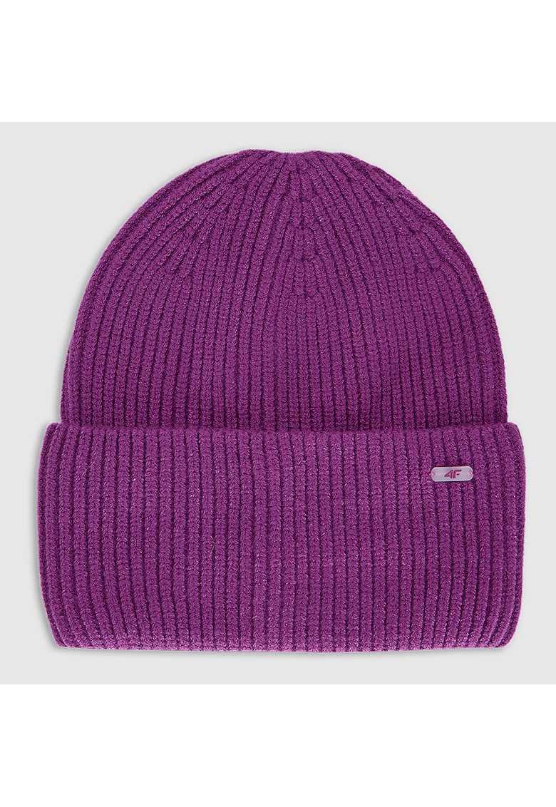 Caciula beanie violet vascoza M