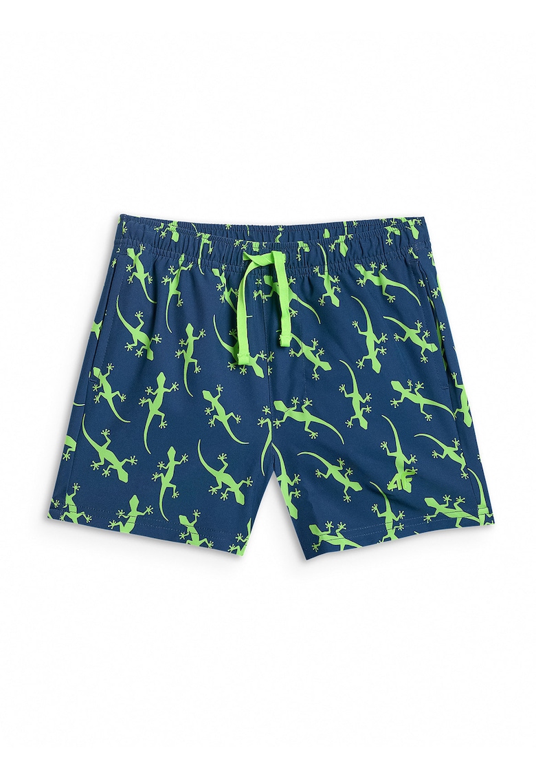 Pantaloni scurti de baie copii - uscare rapida - slip interior din plasa - poliester|elastan
