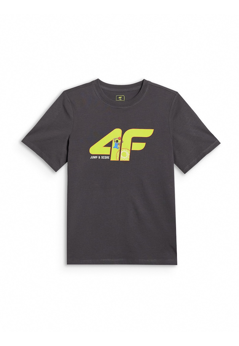 Tricou regular - bumbac - Gri