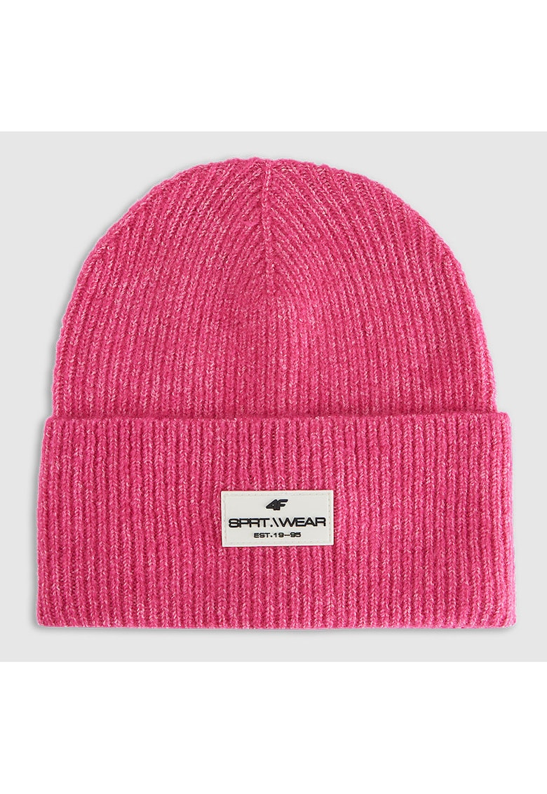 Caciula beanie dama roz S usoara elastica reciclabila