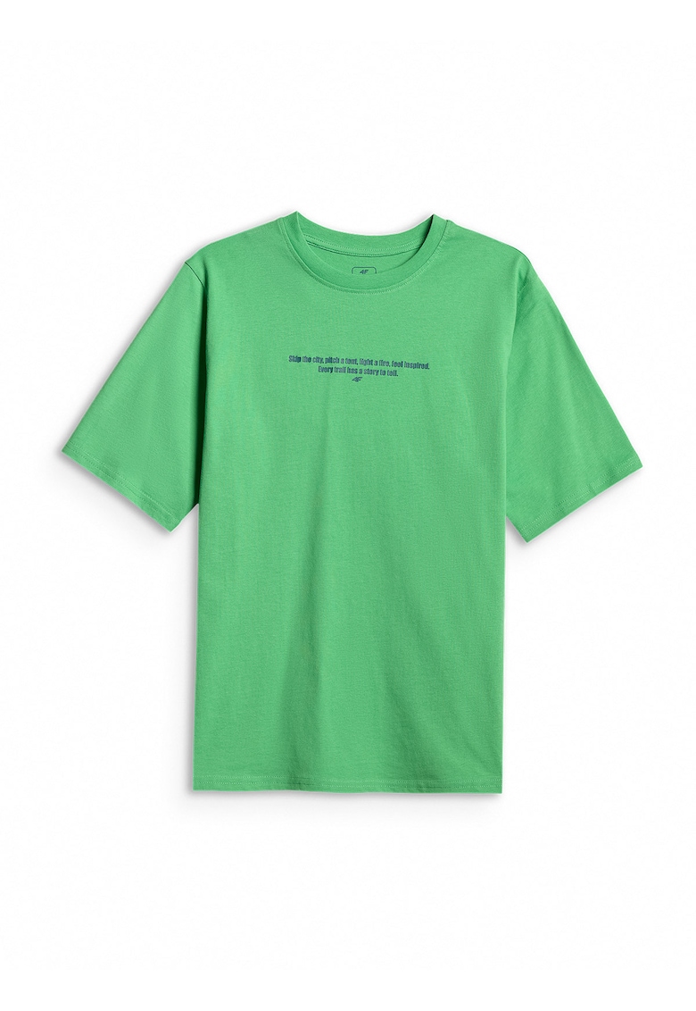 Tricou sport pentru baieti - lejer - bumbac - verde