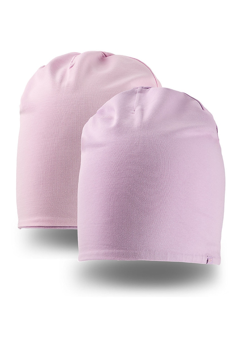 Caciula beanie copii mov elastica bumbac