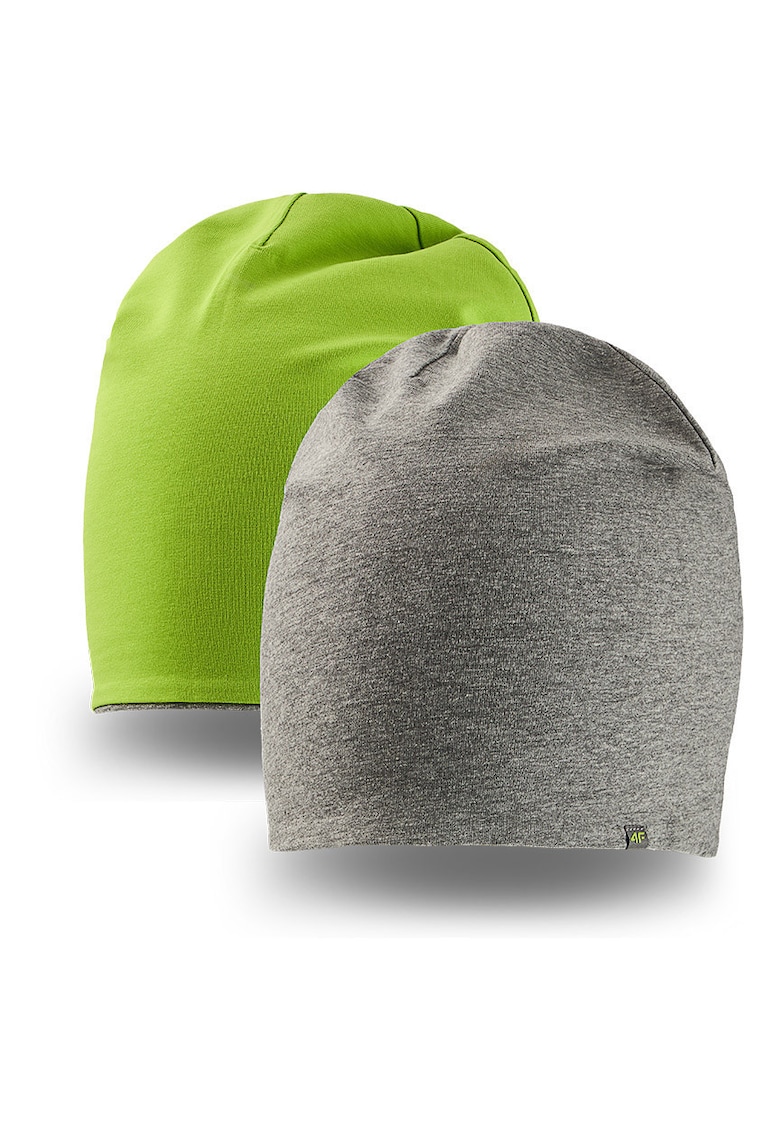 Caciula beanie copii verde elastica bumbac