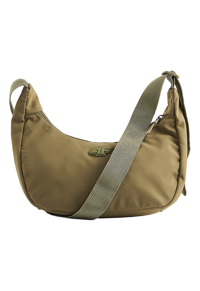 Geanta mica khaki - reglabila - textura placuta - 20x15x5cm