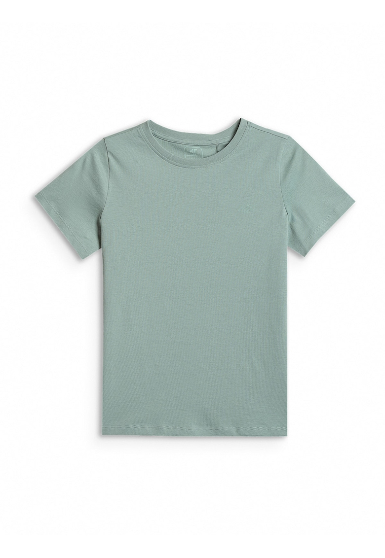 Tricou copii - model standard - turcoaz - bumbac