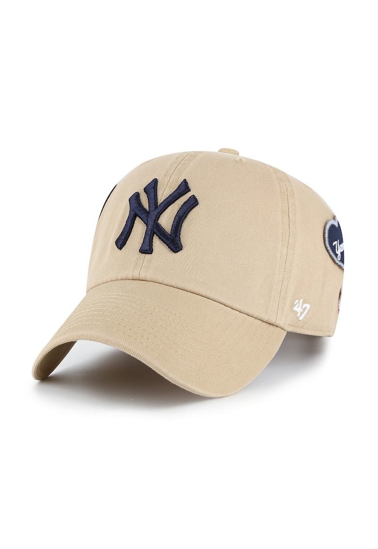 ’47 - Sapca New York Yankees Badges Clean Up - Galben/Bej/Bleumarin