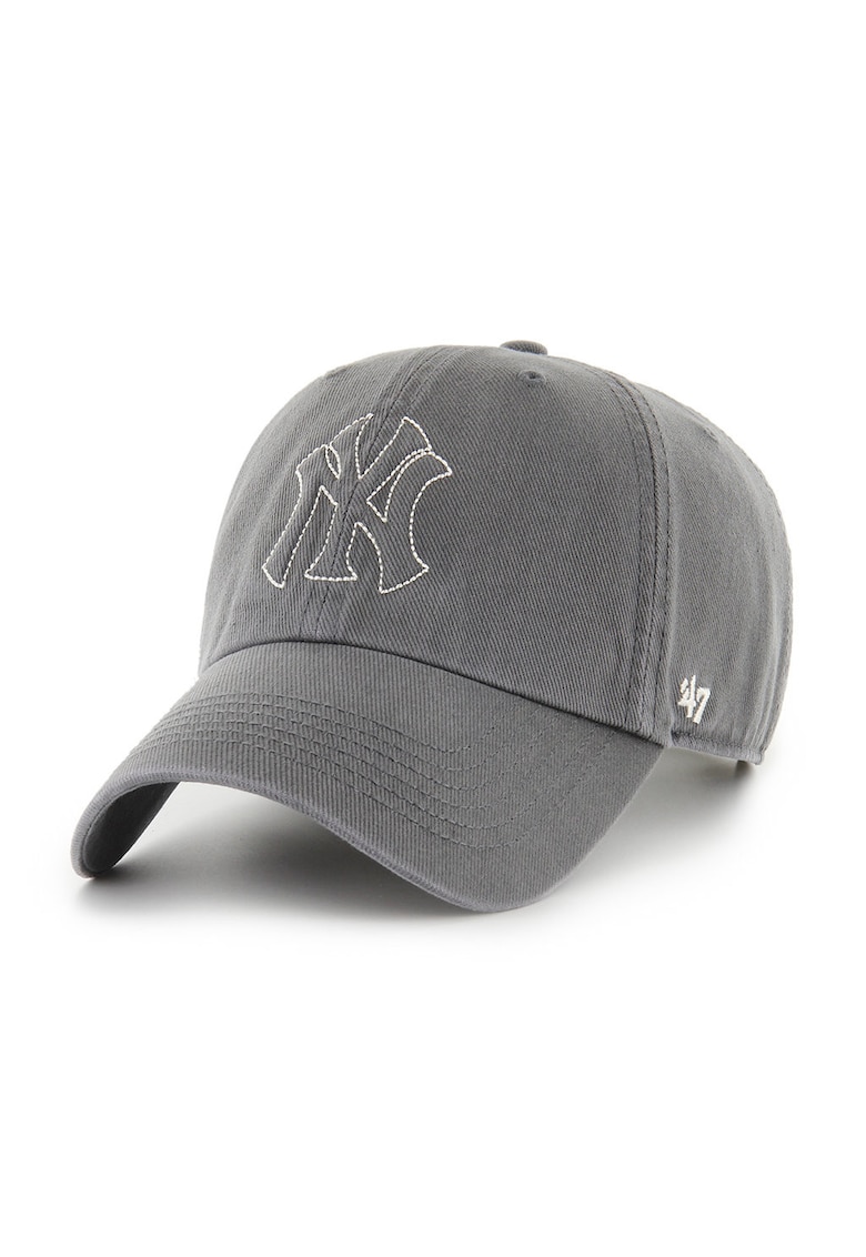 ’47 - Sapca baseball de bumbac cu logo brodat - Gri carbon