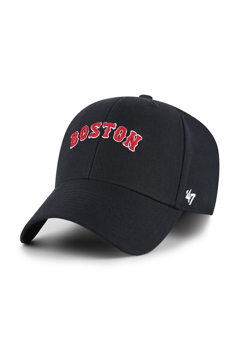’47 - Sapca baseball cu text brodat - Rosu/Alb/Albastru ultramarin
