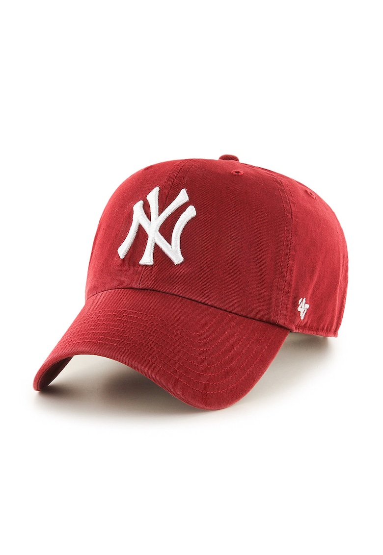 ’47 - Sapca cu logo brodat New Yor Yankees - Alb/Rosu inchis