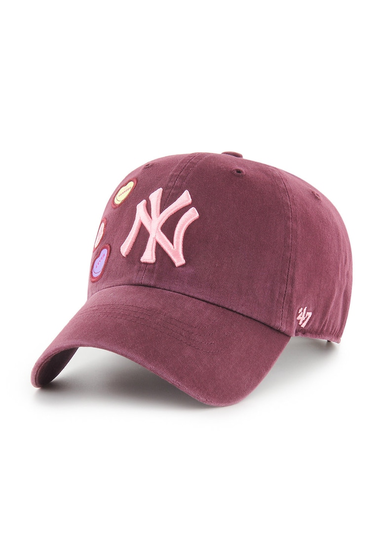 ’47 - Sapca baseball cu inimi NY Yankees - Galben/Roz inchis/Lila