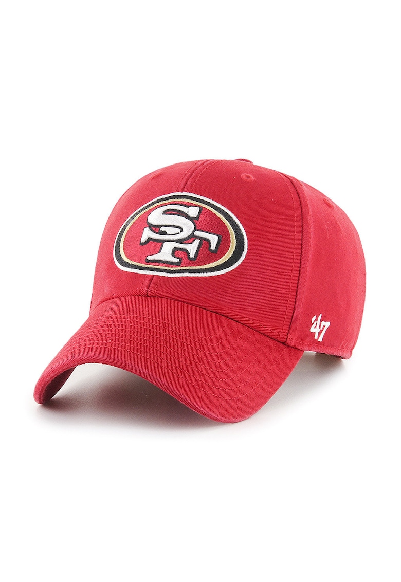 ’47 - Sapca baseball cu aplicatie San Francisco - Alb/Negru/Rosu aprins