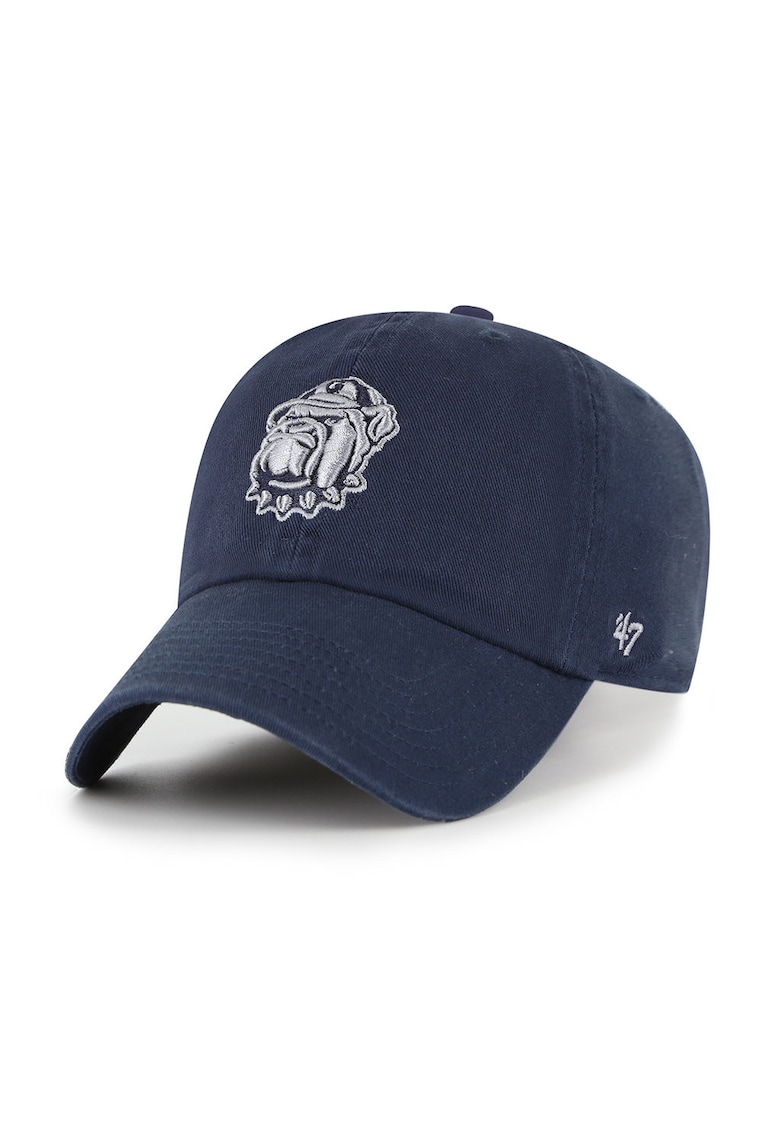’47 - Sapca de bumbac cu logo brodat - Gri deschis/Bleumarin