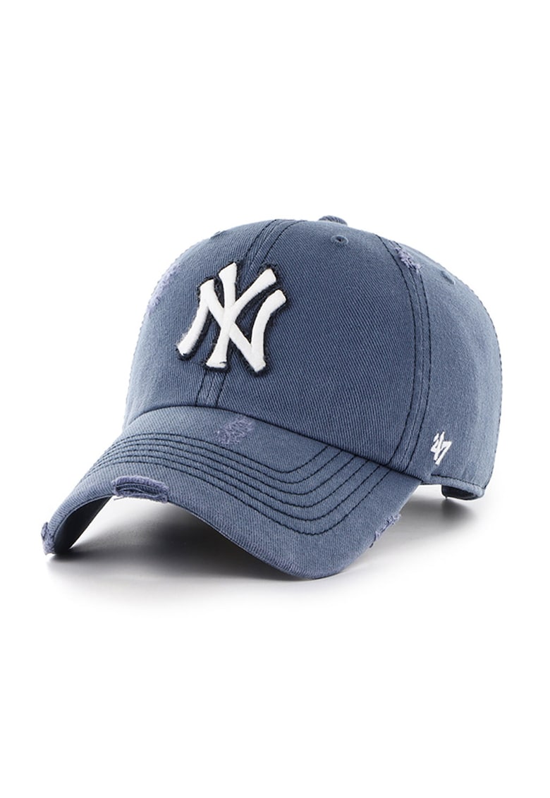 ’47 - Sapca baseball cu aspect deteriorat - Alb/Bleumarin