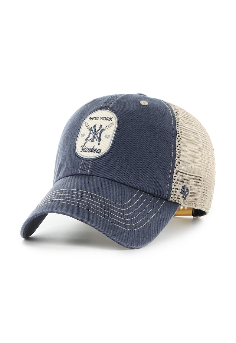 ’47 - Sapca trucker NY Yankees - Alb fildes/Bleumarin