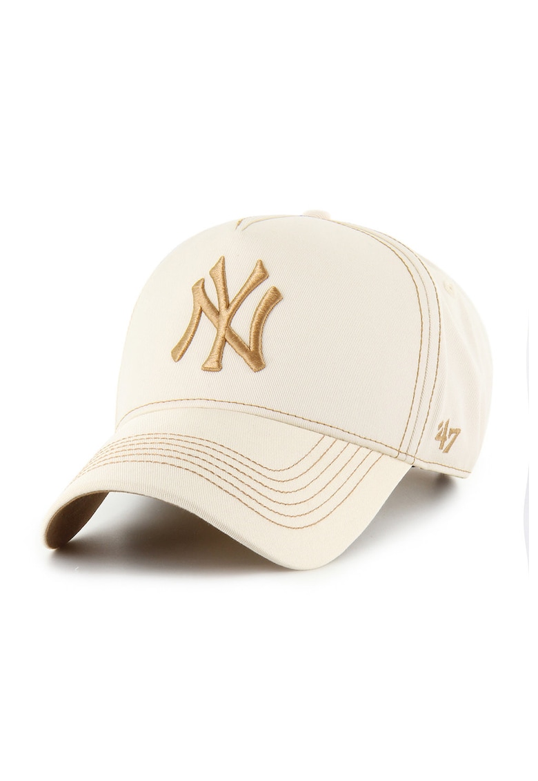 ’47 - Sapca baseball de bumbac NY Yankees - Galben/Alb murdar