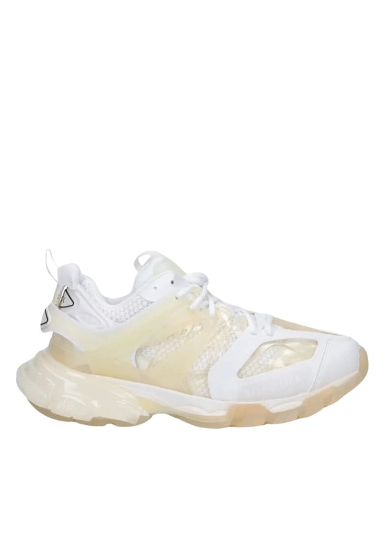 Track Clear Sole White Men Sneakers - Alb/Bej