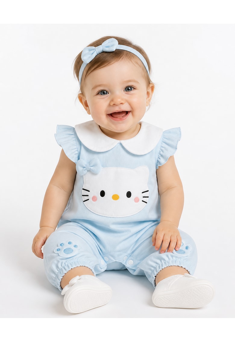 Salopetă Albastră Fetițe Cute Kitty Natalia