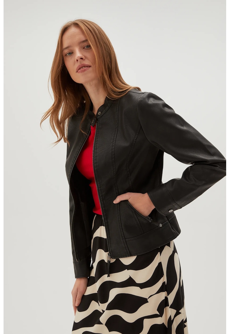L-KU-4605 KURTKA - Negru