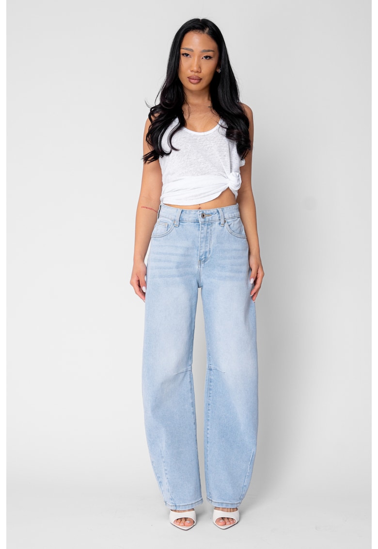 Blugi elastici Baggy Light Blue 21288 - Albastru deschis