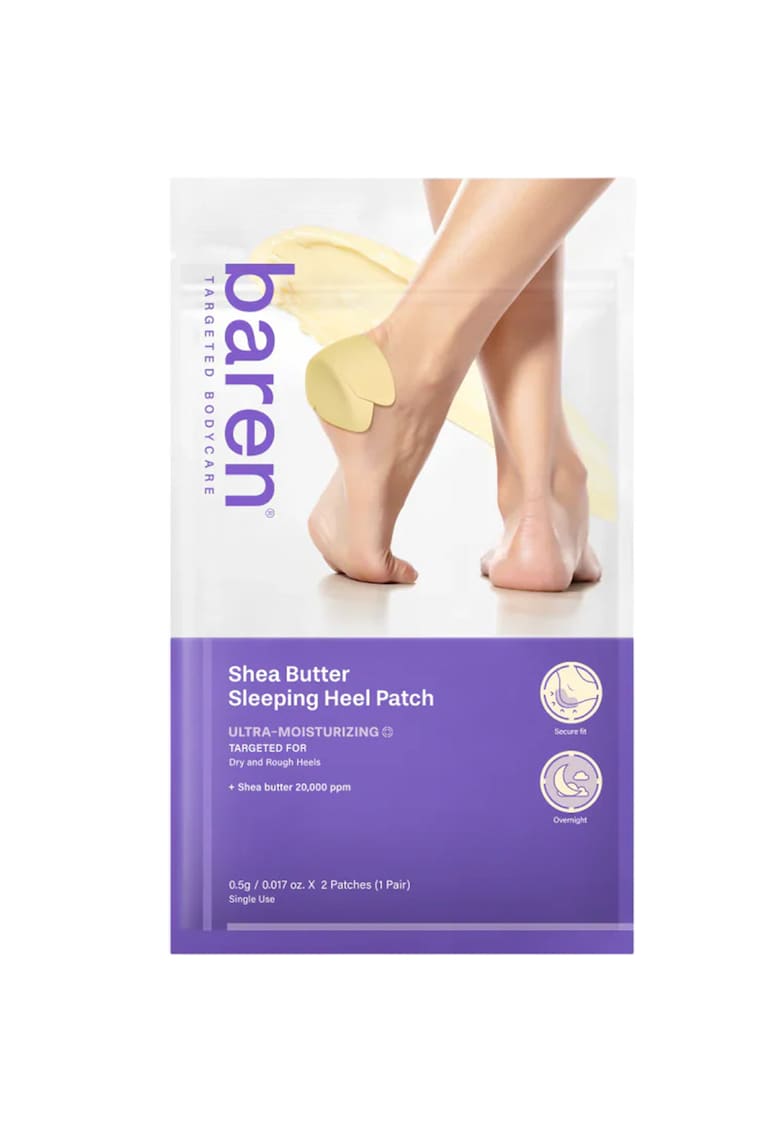 Benzi pentru talpi - Shea Butter Sleeping Heel Patch - 2 buc