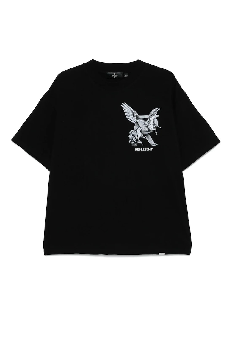 Elegance In Motion Black T-shirt for men - Negru