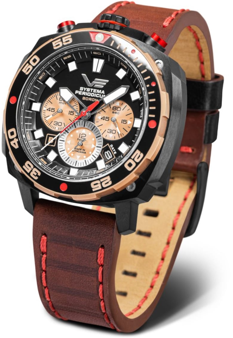 Setul masculin VK67-650E721 - clasic maro