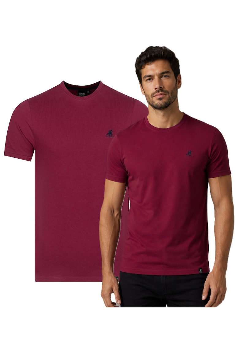 Tricou personalizat cu logo - Rosu