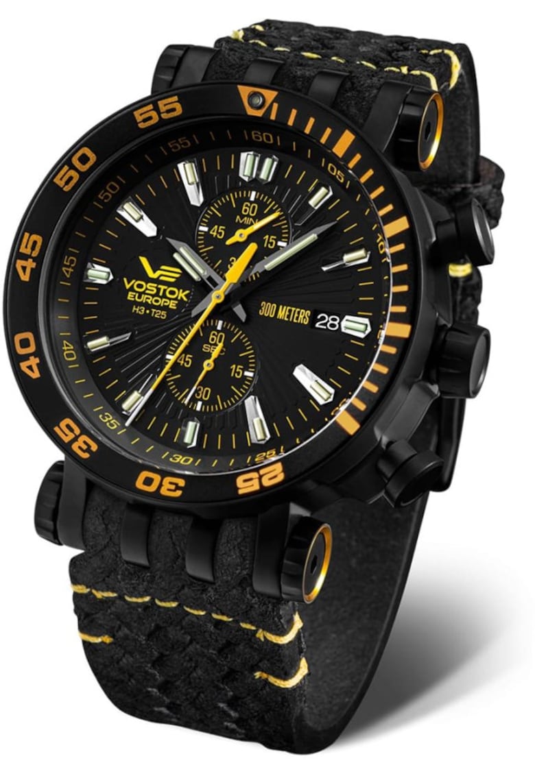 Setul masculin VK61-575C589 - negru - clasic - cu o curea suplimentara
