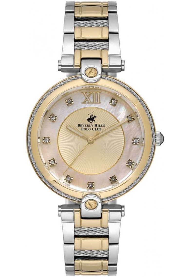 Ceas de dama BEVERLY HILLS BP3585X.220 - cu un design elegant si aurit - perfect pentru un cadou