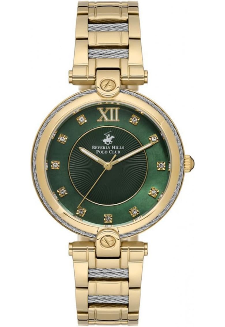 Ceas de dama BEVERLY HILLS BP3585X.120 verde fashion - cadou perfect