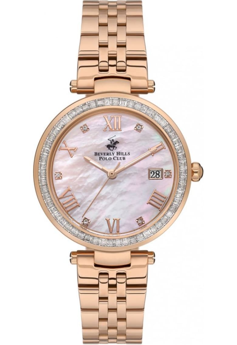Ceas de dama BEVERLY HILLS BP3583X.480 roz - in tendinte - perfect pentru cadou