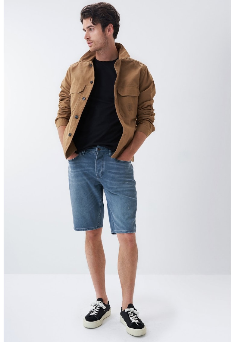 Blugi tip bermude regular fit